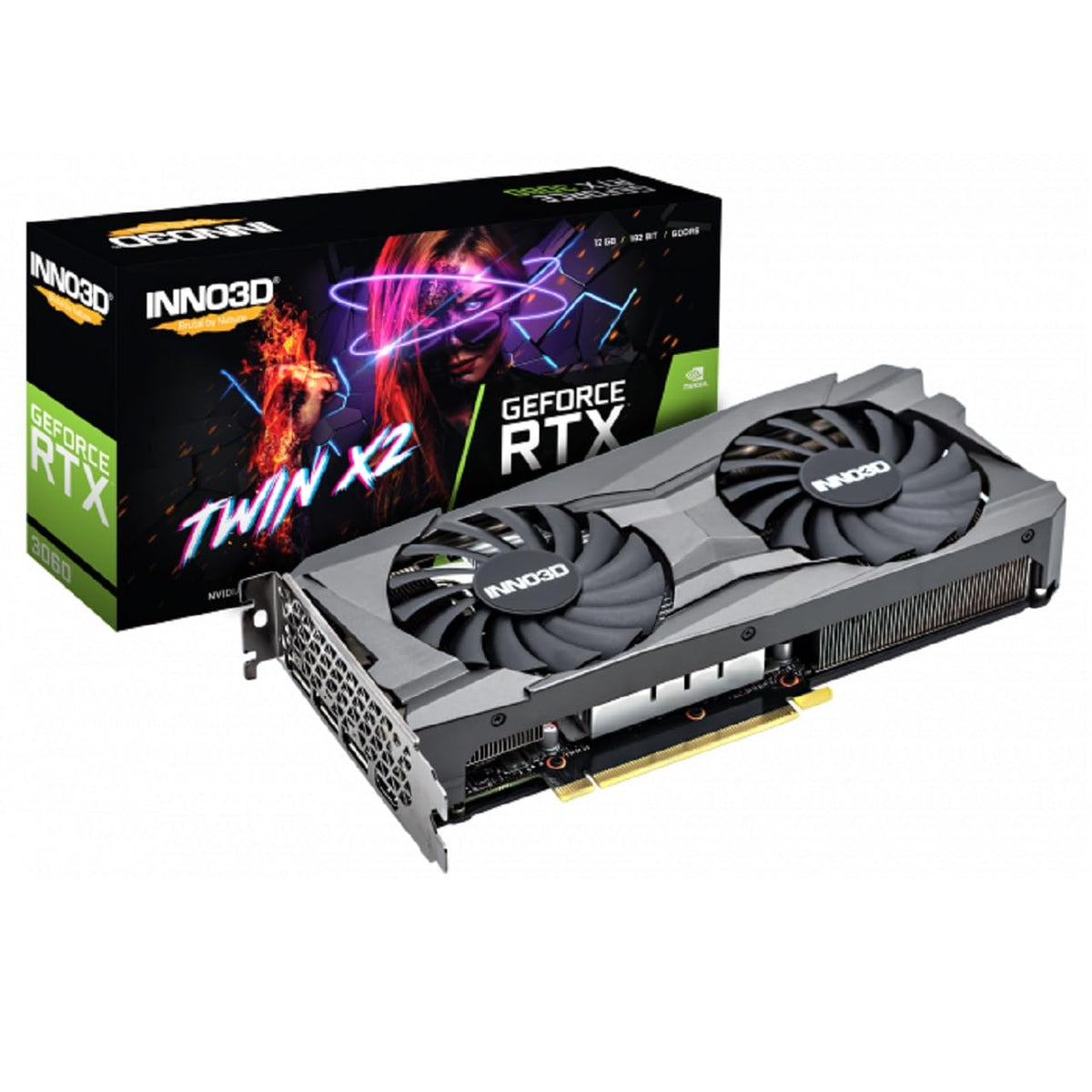 INNO3D GEFORCE RTX 3060 TWIN X2 NVIDIA 12 Go GDDR6