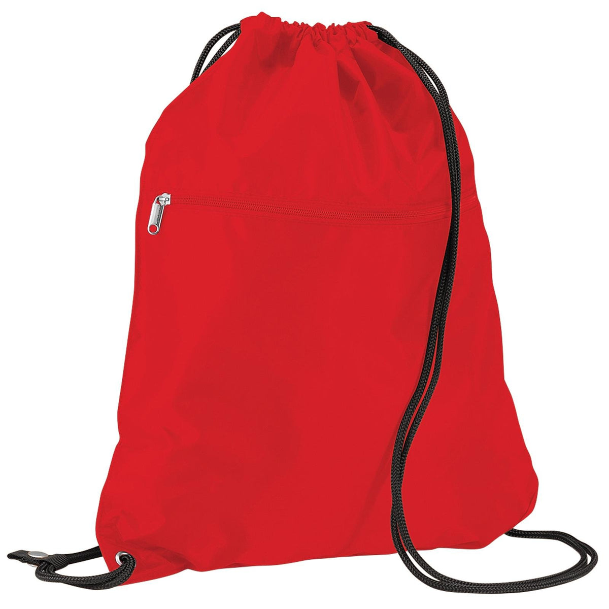 Quadra New Classic Senior Pe Gymsac Bag With Zip Pocket Classic Red One Size