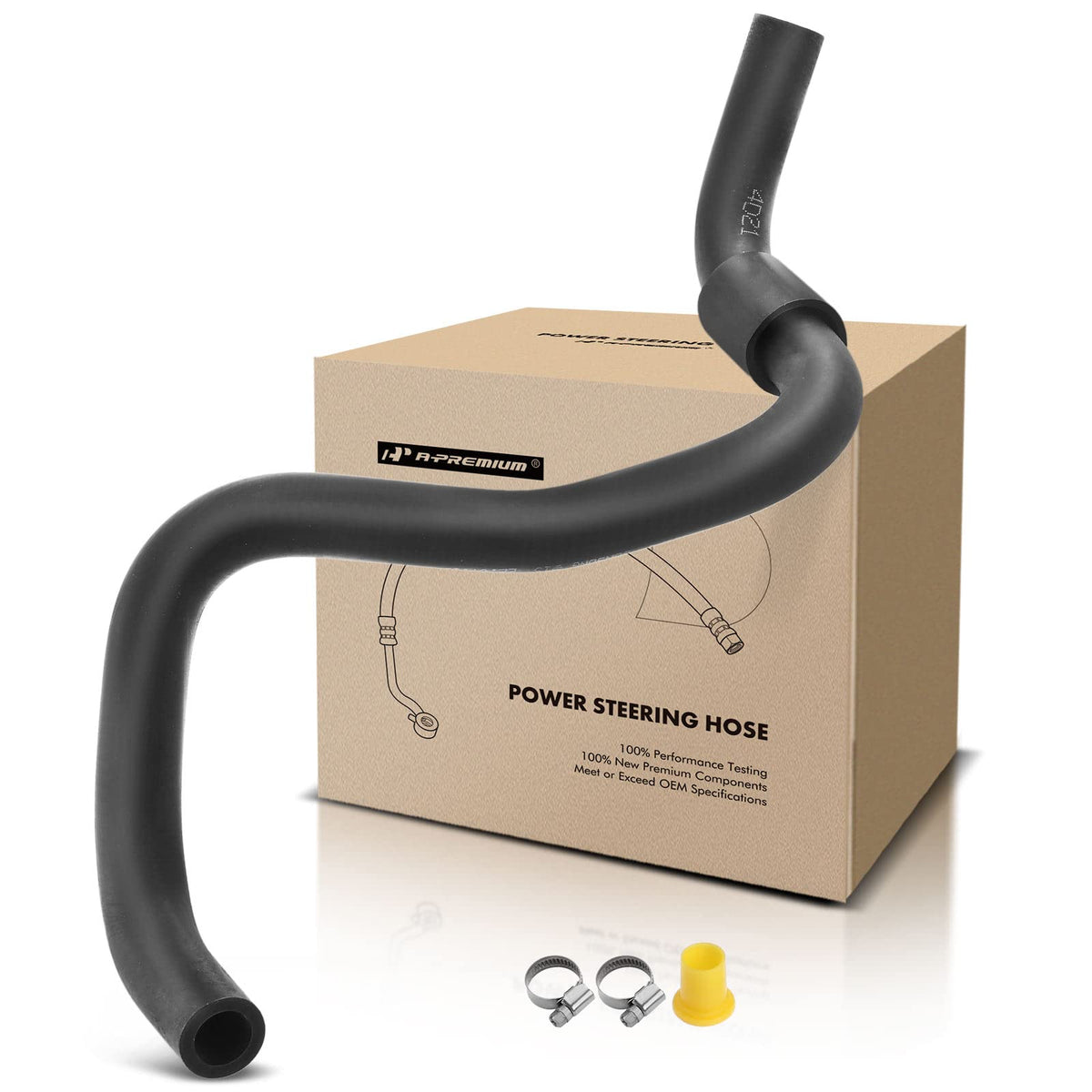 A-Premium Power Steering Reservoir/Suction Line Hose Assembly Compatible with Nissan Maxima 2009 2010 2011 2012 2013 2014, 3.5L, Reservoir To Pump
