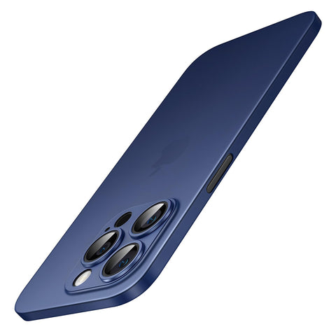 JETech Ultra Slim (0.35mm Thin) Case for iPhone 14 Pro 6.1-Inch, Camera Lens Cover Full Protection, Lightweight Matte Finish PP Hard Minimalist Case, Support Wireless Charging (Navy)