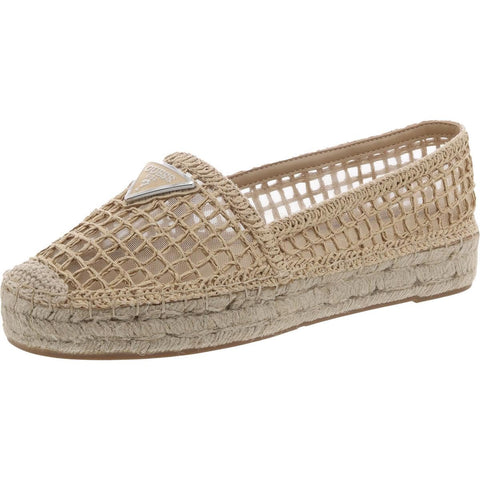 GUESS Women's MONES Ballet Flat, Light Natural 111, 9