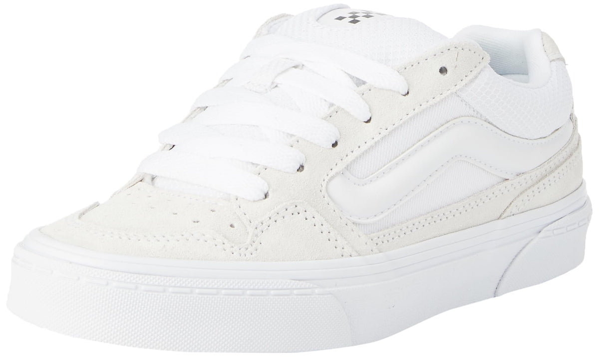 Vans Women's Caldrone Trainers Sneaker, Suede Mesh White, 7