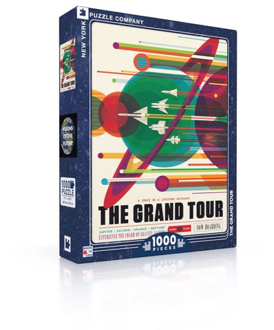 New York Puzzle Company - NASA The Grand Tour - 1000 Random Cut Jigsaw Puzzle for Adults by Invisible Creature