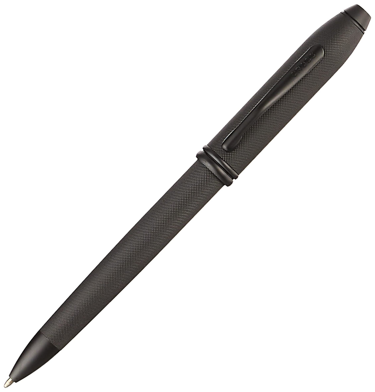 Cross Townsend PVD Micro-knurl Ballpoint Pen - Black