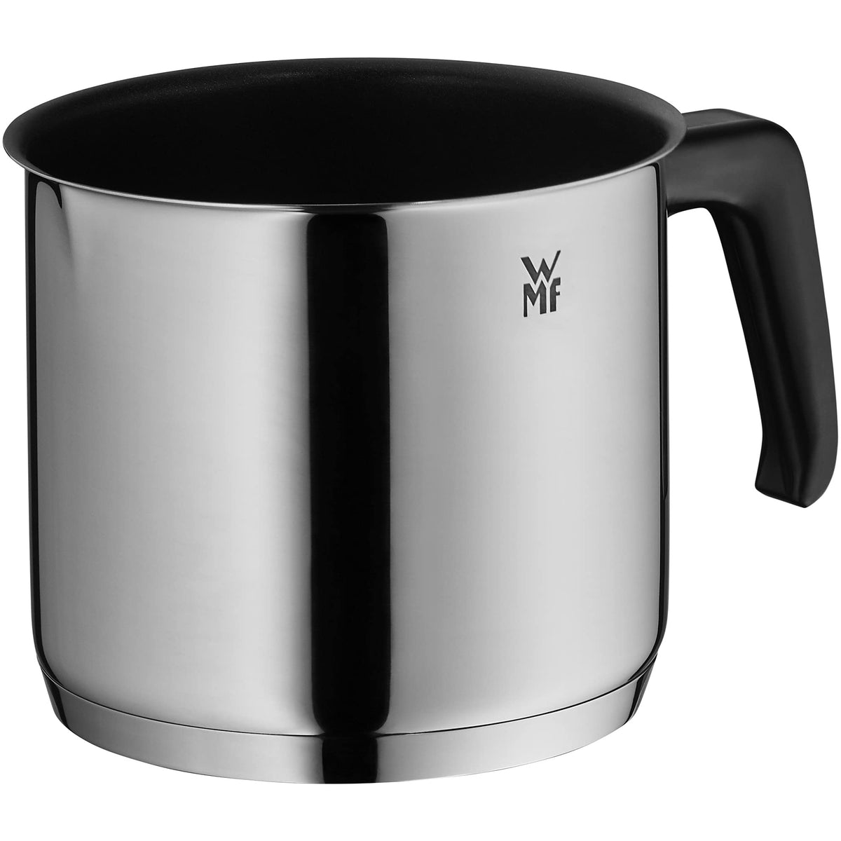 WMF 797819041 milk pot Ã˜ 14 cm approx. l pouring rim Cromargan stainless steel brushed suitable for all stove tops including induction dishwasher-safe, Silver