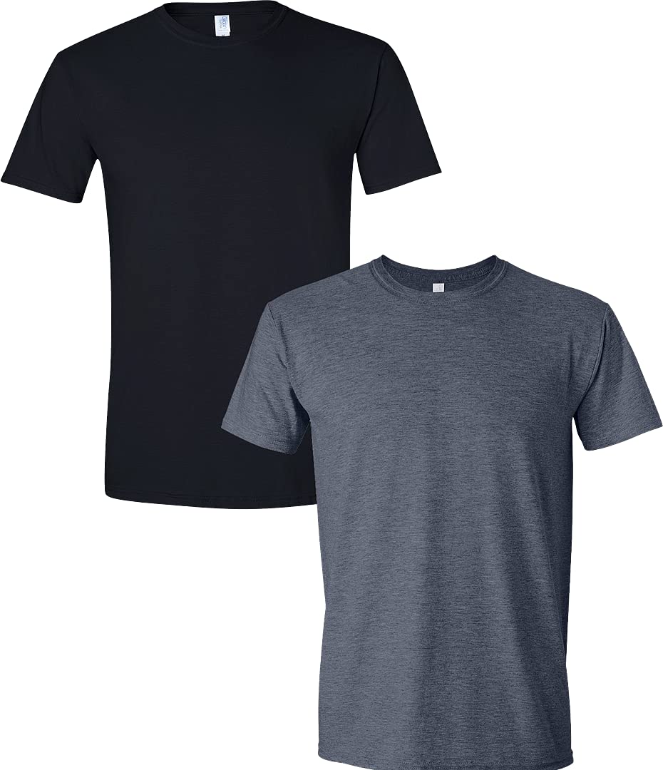 Gildan mens Ultra Cotton 6 oz. T-Shirt(G200)-WHITE-4XL-6PK