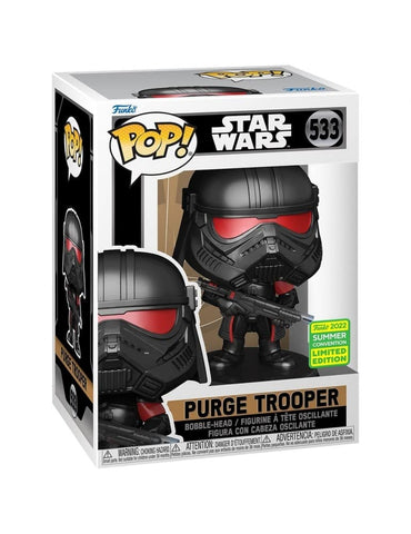 POP 'Funko Pop! Star Wars: OBI-Wan Kenobi- Purge Trooper (SDCC'22), Collectible Action Vinyl Figure - 65334, Multicolor, small 4.75in
