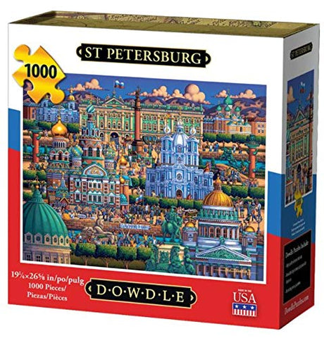 St Petersburg 1000 Piece Jigsaw Puzzle by Dowdle Folk Art