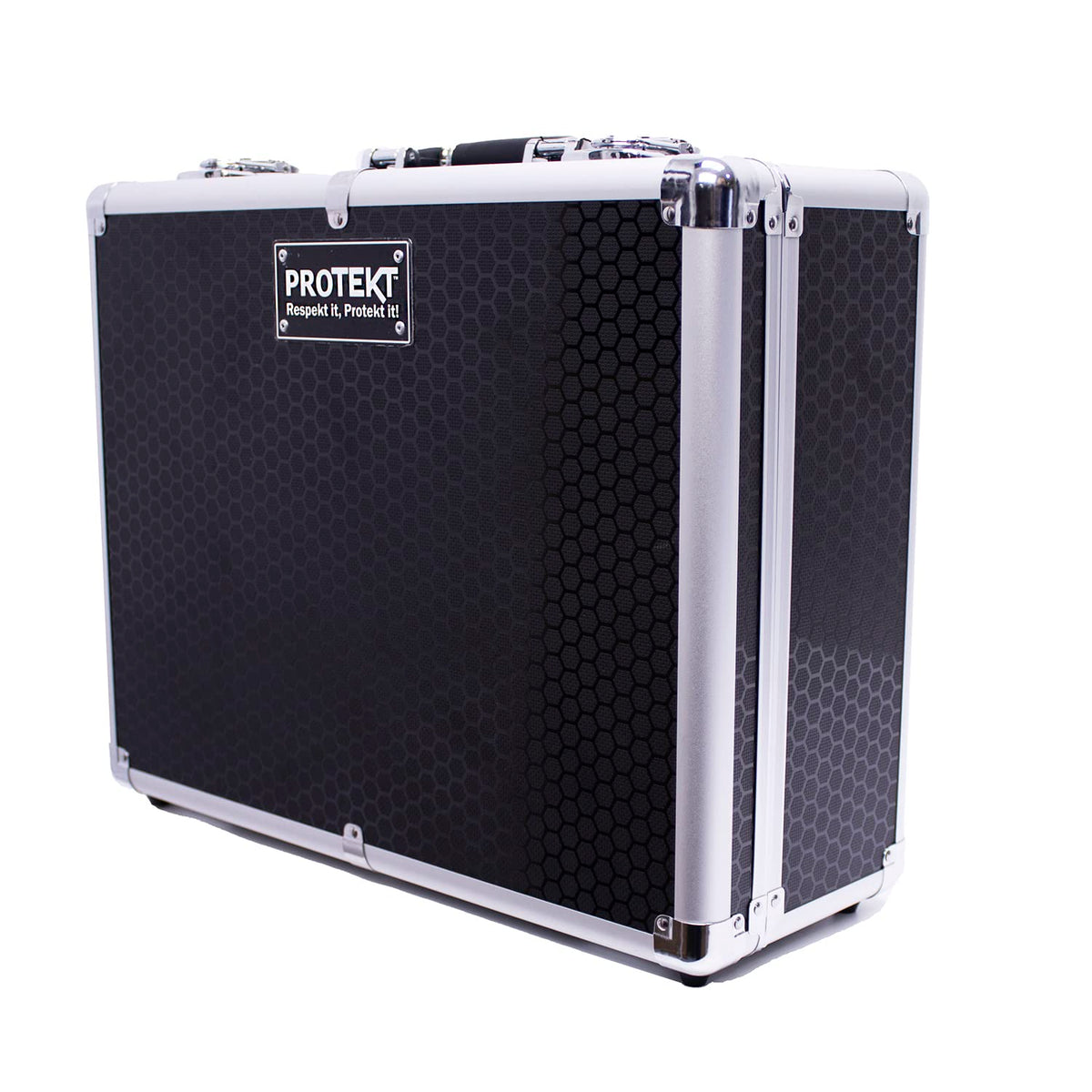 Protekt Universal Utility Flight Case CPFM Plus Series Pick and Fit diced Foam Briefcase, Storage Case for Lighting Controllers, Small DJ Controllers, Cables, Audio Equipment and More