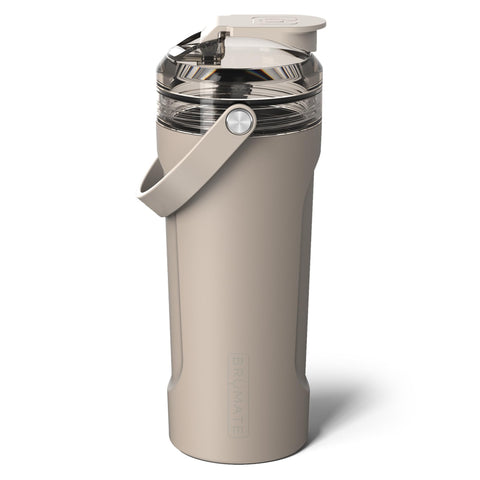 BrÃ¼Mate MultiShaker Blender Bottle | 100% Leakproof Insulated Stainless Steel Shaker | Protein & Pre Workout Bottle for the Gym | 26oz (Mocha)