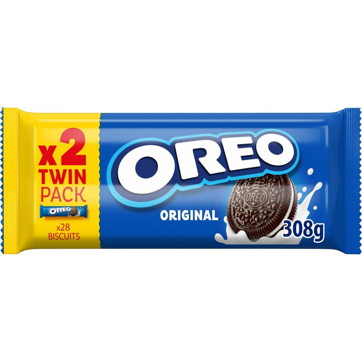 OREO Original Vanilla Sandwich Biscuits Twin Pack 2 x 154g