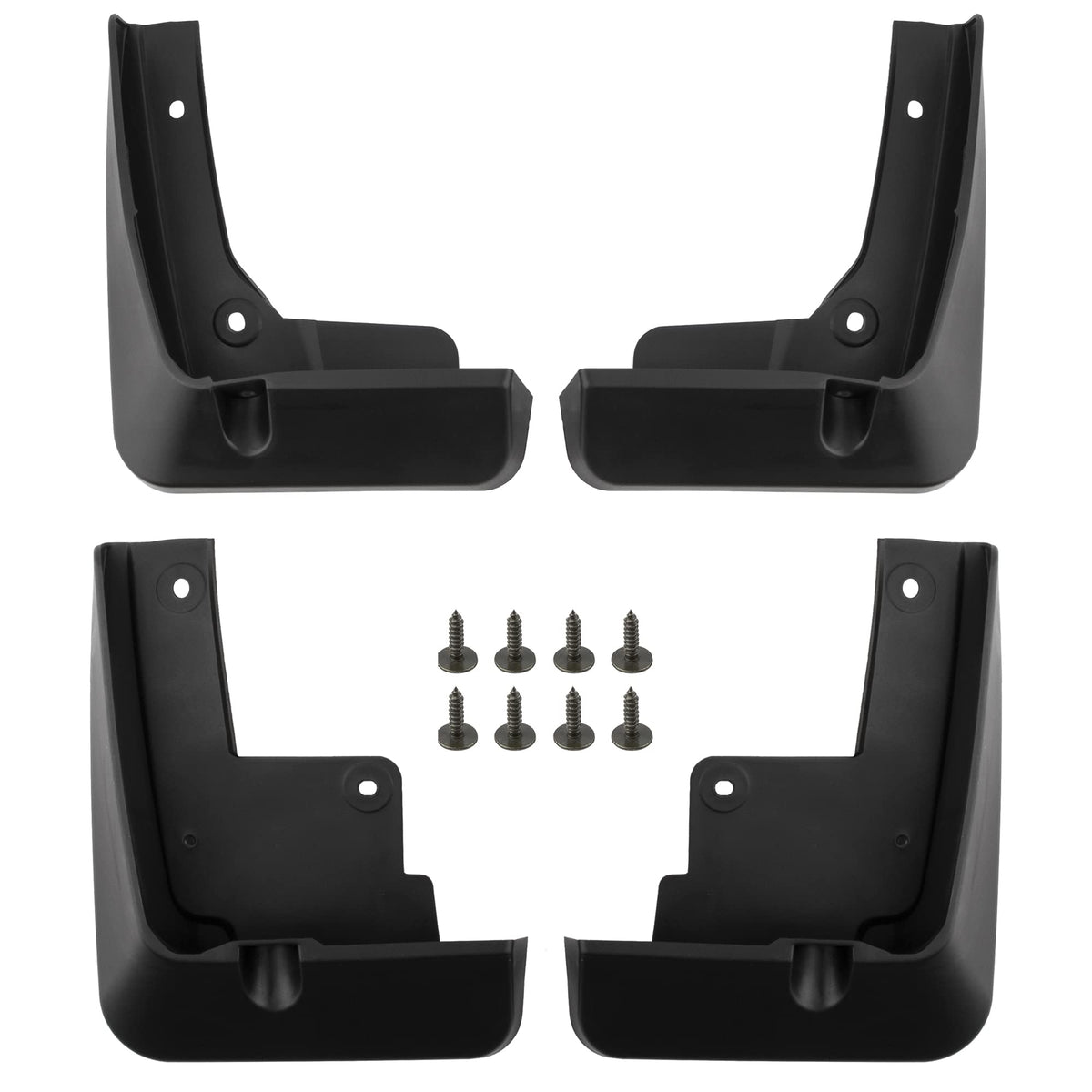 BOXI Set of 4 Front and Rear Side Mud Flaps Splash Guards Compatible for Toyota Avalon 2019-2020 V6 3.5L L4 2.5L Sedan