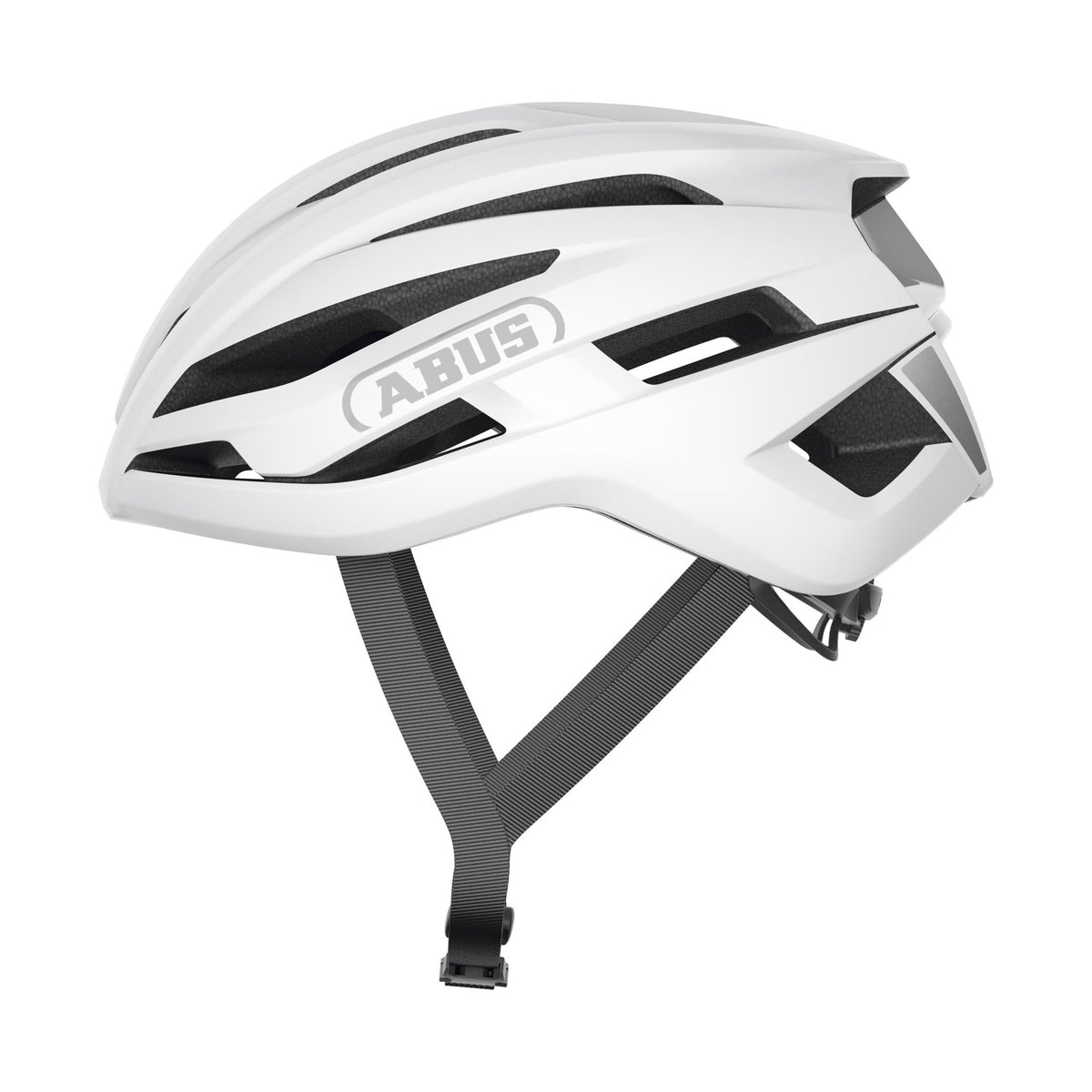 ABUS StormChaser ACE Racing Bicycle Helmet - Lightweight Road Bike Helmet for Bike Racing, Gravelbike Touring and Cyclocross for Women and Men - Size S, White
