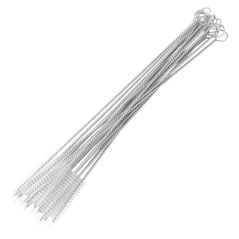 July Summer Gifts Straw Brush Water Cup Brush Cleaner, Stainless Steel 20pcs Baby Milk Feeding Bottle Brush Cleaner Cleaning Brush