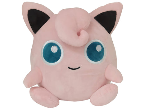 CyP Brands PokÃ©mon Children's Backpack - Plush Jigglypuff Design with Adjustable and Detachable Straps, Pink - Official Product, pink, Estandar, Casual
