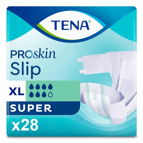 TENA Slip Super X Large (3088ml) 28 Pack Incontinence Protection