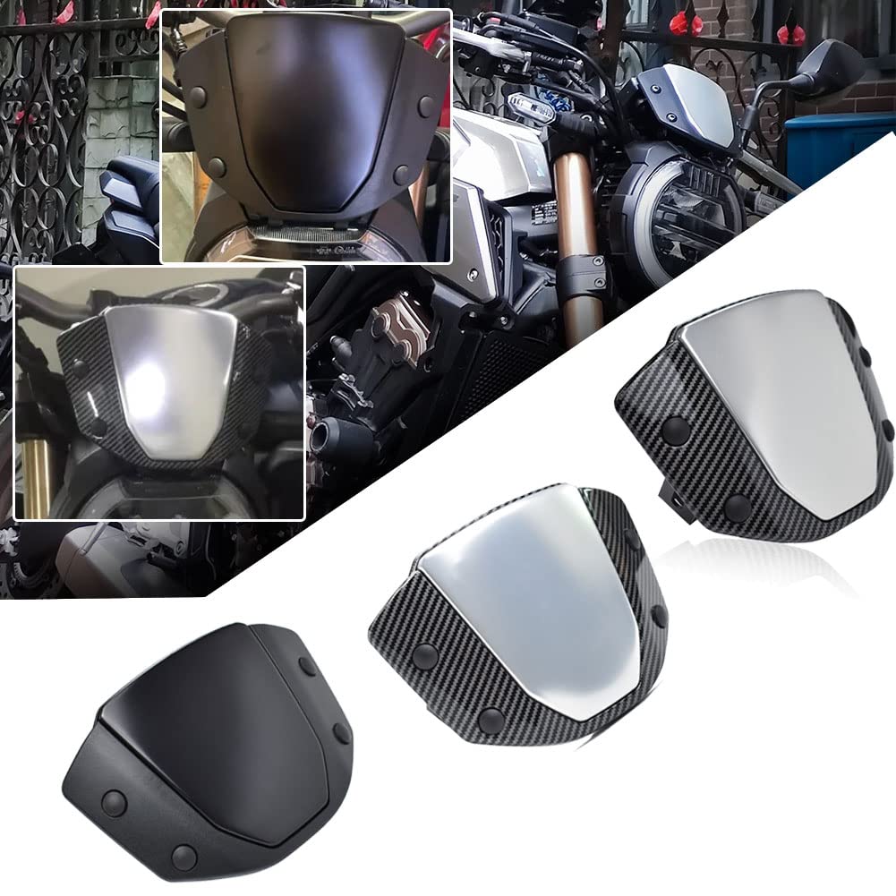 Midimttop Motorcycle Windshield Windscreen Protector Wind Deflector compatible with Ho-nda CB650R CB1000R CB 650R CB1 000R CB 650 R CB 1000 R Accessories 2018 2019 2020 (Black)
