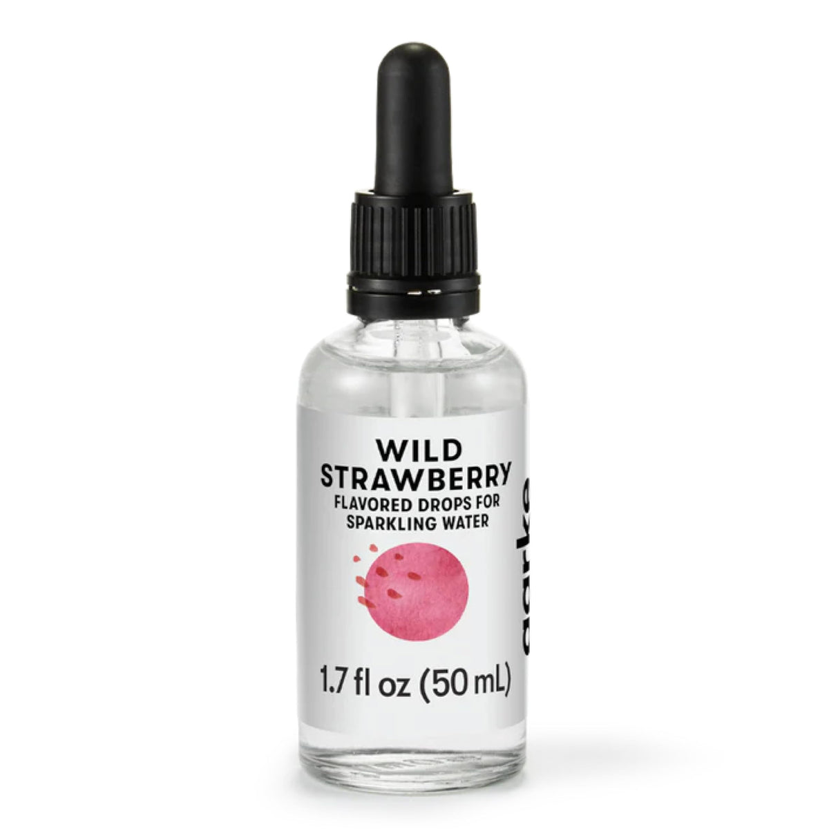 aarke Flavor Drops for Sparkling and Carbonated Water, Zero-Sugar and Dye Free, No Artificial Sweeteners, Zero Calories, Natural Flavors, Bottle Capacity 50 mL / 1.7 fl oz (Wild Strawberry)
