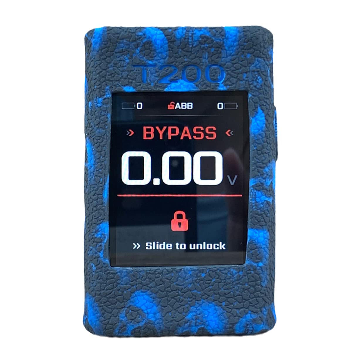 WratryParts Silicone Case Compatible with Geekvape Aegis T200 Mod Kit | Protective, Durable Skin, Sleeve, Cover, Wrap, Gel, Case shield (Skull Blue)