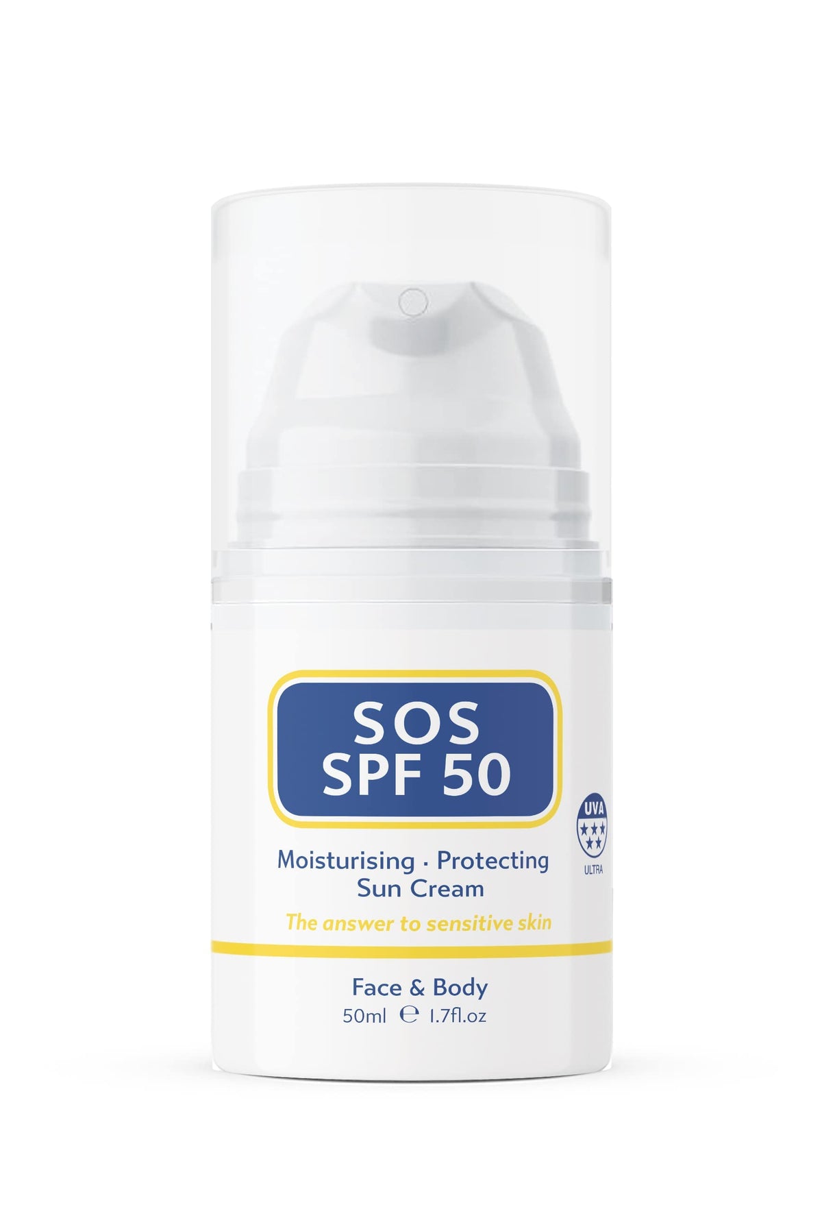 SOS SPF 50 Sun Cream, 50ml