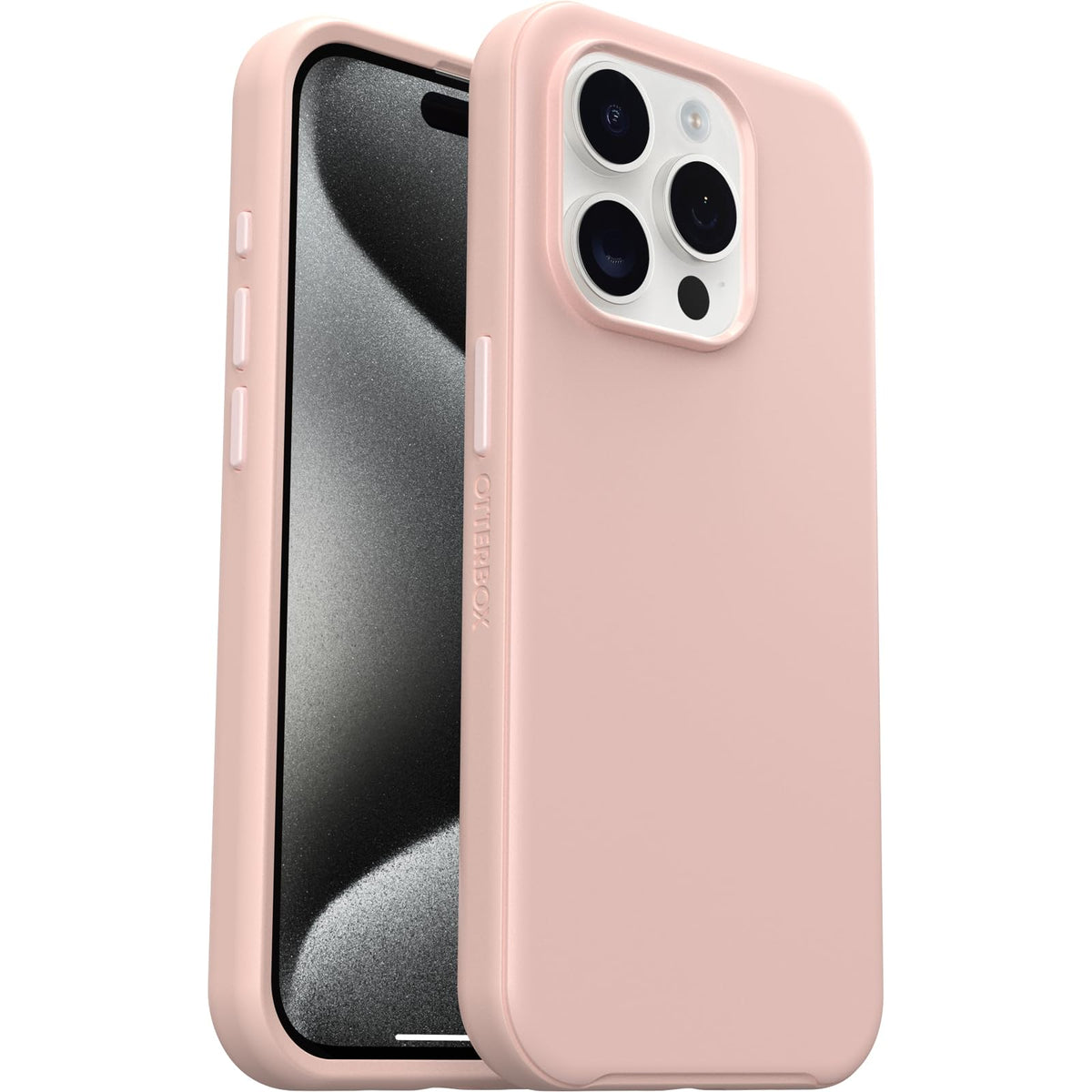 OtterBox Symmetry for MagSafe Case for iPhone 15 Pro, Shockproof, Drop proof, Protective Thin Case, 3x Tested to Military Standard, Rose