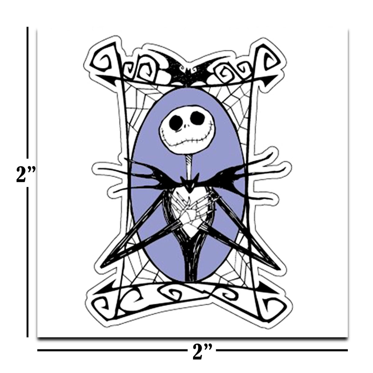 Disney Nightmare Before Christmas Tattoos Party Favors Bundle ~ 72 Perforated Individual 2" x 2" Nightmare Before Christmas Temporary Tattoos for Kids Boys Girls (Jack Skellington Party Supplies)