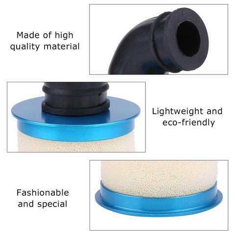 RC Air Filter Remote Control Car Air Filters Compatible with 94122/188 1/10 RC Model Vehicle Accessory(Blue)