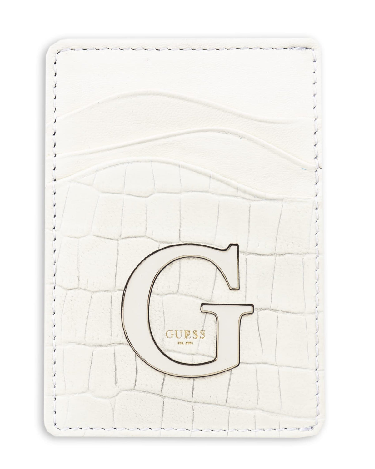 Guess Men's RFID Cardcase Wallet, Bone, One Size