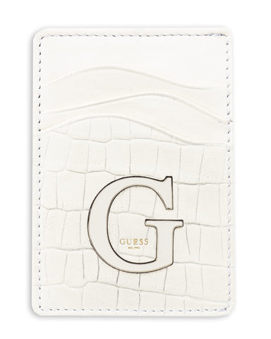 Guess Men's RFID Cardcase Wallet, Bone, One Size