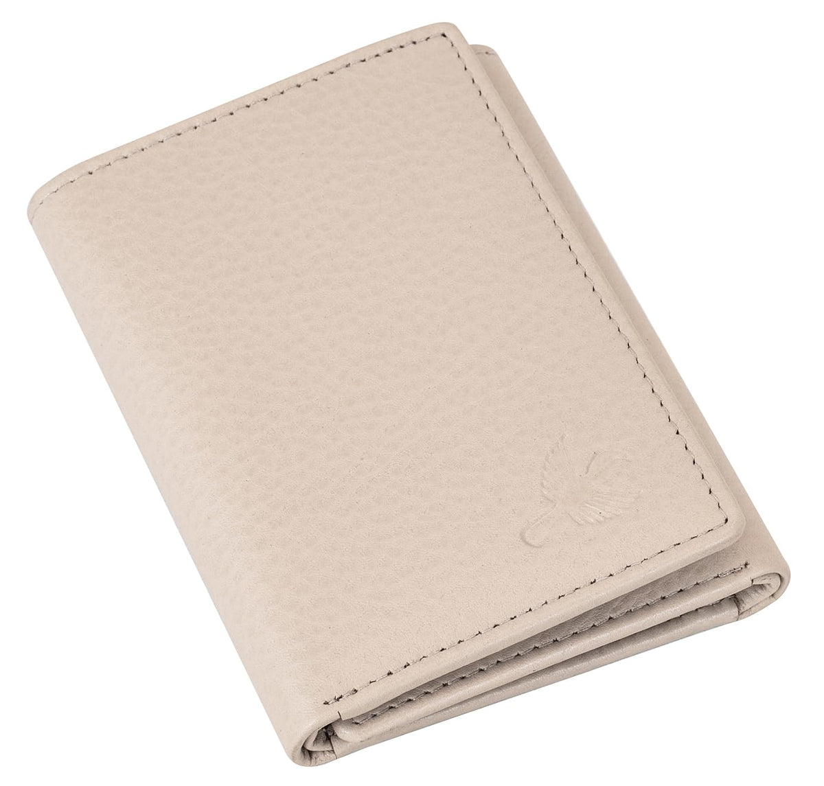 HORNBULL Trifold Genuine Leather Wallet, Creamy White, Casual