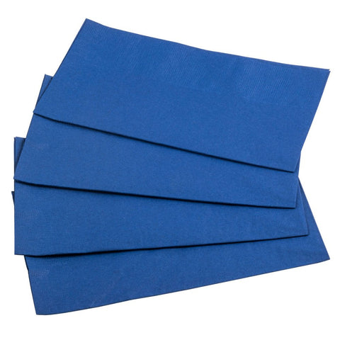 Bright Royal Blue 3-Ply Guest Towels | Pack of 16 | Party Supply