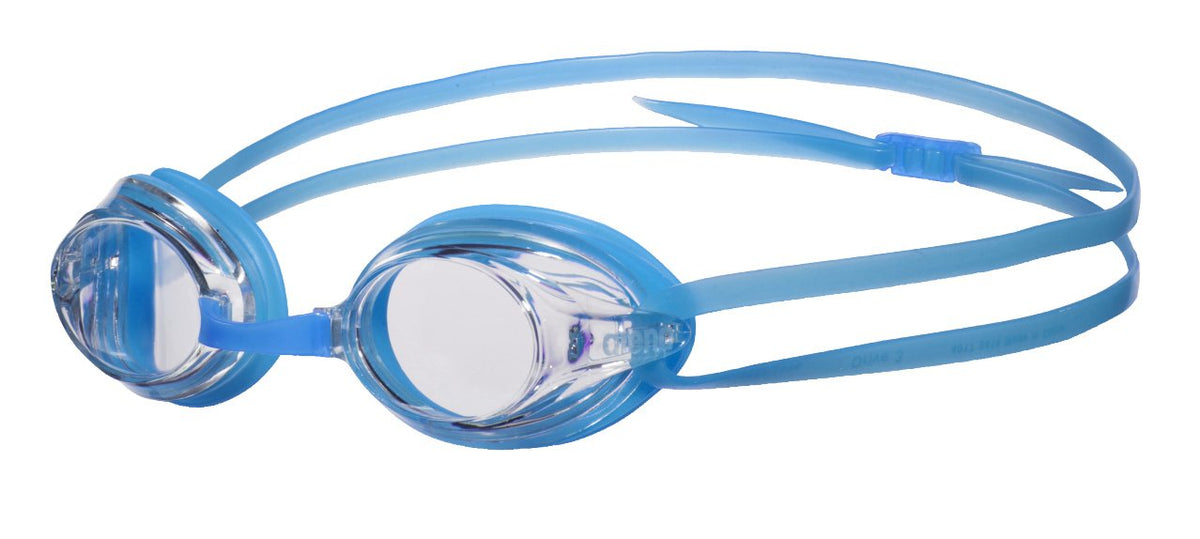 ARENA Drive 3 Anti-Fog Swim Goggles for Men and Women, Denim/Clear