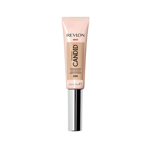 Concealer Stick by Revlon, PhotoReady Candid Face Makeup with Anti-Pollution & Antioxidant Ingredients, Longwear Medium-Full Coverage Infused with Caffine, Natural Finish,Oil Free, 025 CrÃ¨me BrÃ»lÃ©e, 0.34 Fl Oz