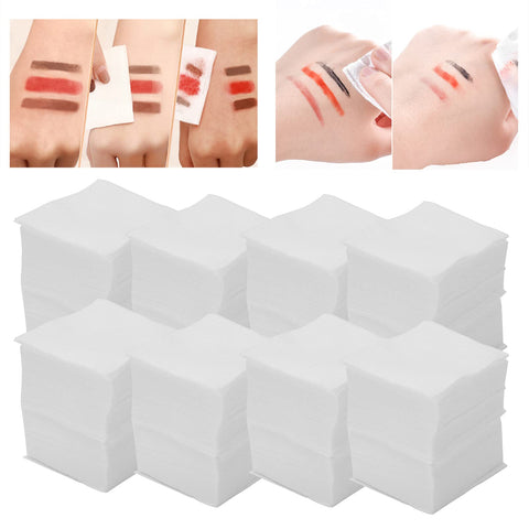 1600Pcs Disposable Makeup Removal Cotton Pads, Soft Thickened Wet Compress Cosmetic Face Makeup Remover Cotton Pad Face Eyelash Nails Lip Cleaning Pads for Facial Skin Care Make Up Wipe