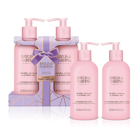 Baylis & Harding Jojoba, Vanilla & Almond Oil Luxury Hand Care Gift Set (Pack of 1) - Vegan Friendly