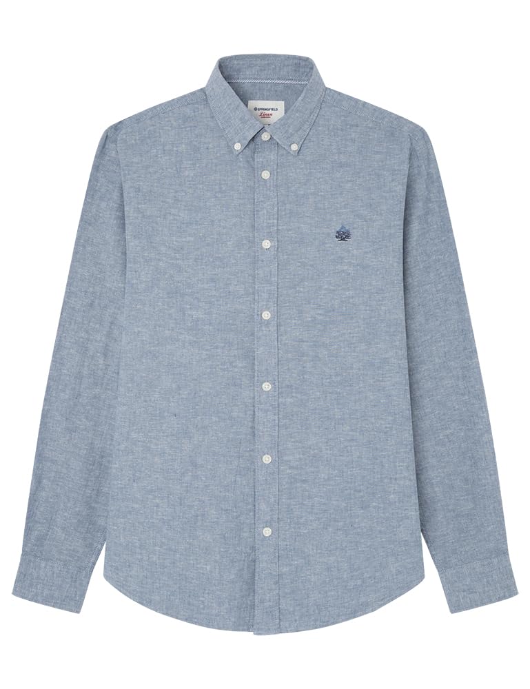SPRINGFIELD Men's Shirt, Light_Blue, XL
