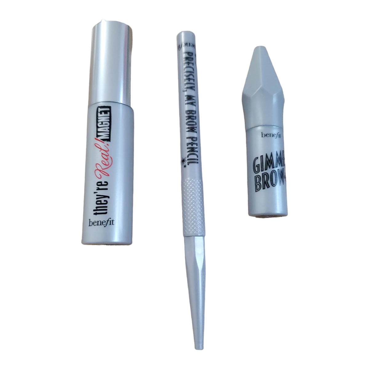 Bundle of 3, Supercharge Black Mascara 0.1 OZ, Brow Pencil 000.9 OZ #3 and Brow Gel .03 OZ