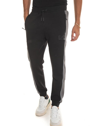 EA7 Men's Side Brand Joggers, Black, S