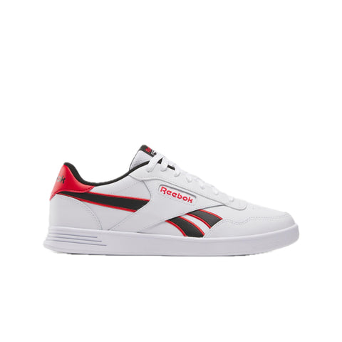 Reebok Unisex Court Advance Sneaker, White/Black/Vector Red, 9.5 US Men