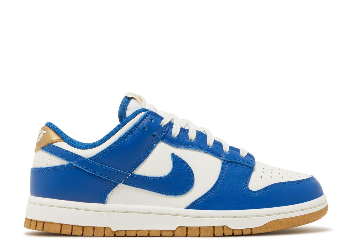 Nike Women's Dunk Low Sneakers, Sail/Blue Jay-Sail-Blue Jay, Size 5.5