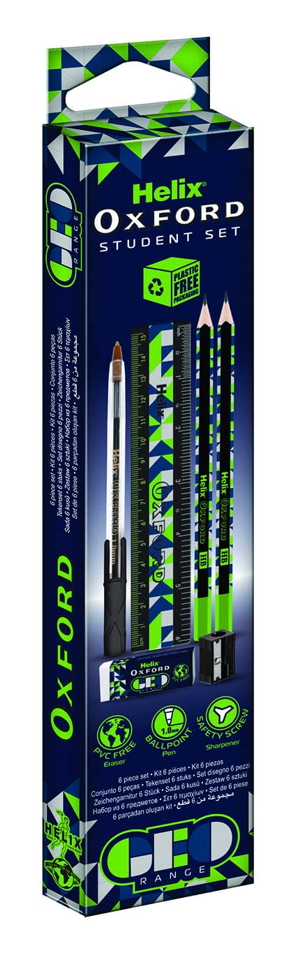 Helix Oxford Geo Student Set - Green