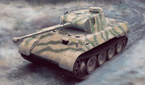 Dragon Models Panther Ausf. D V2 Model Kit (1/35 Scale)