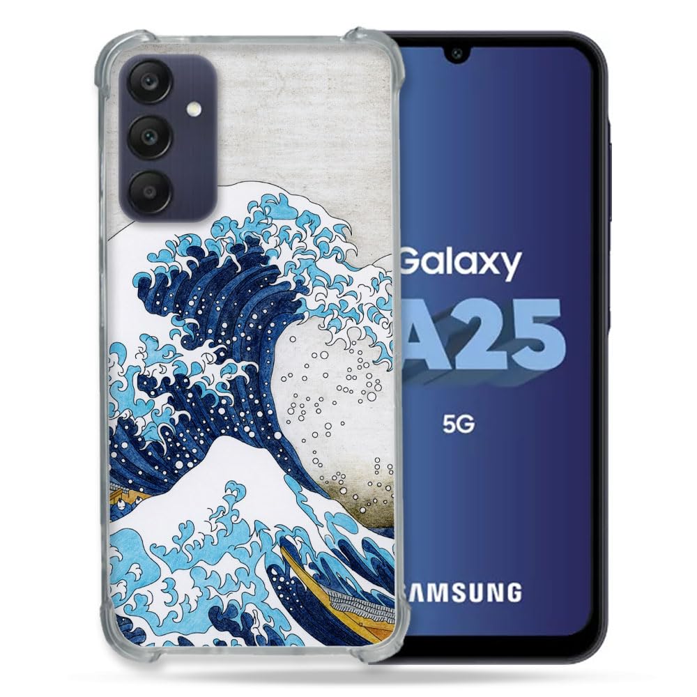 Cokitec Reinforced Case for Samsung Galaxy A25 5G Painting The Great Wave