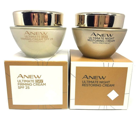 Anew Ultimate Day and Night Creams, Anew Ultimate Skin Care Set (For 40-55 Years Old) Anew Ultimate Skin Care Set (For 40-55 Years Old) (Pack of 2)