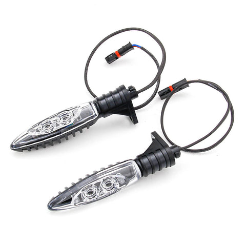 1 Pair Motorcycle Front LED Turn Signal Light For R1200GS R1200R S1000RR F800GS F800R K1300S G450X F800ST R nine T Blinker Indicator Light