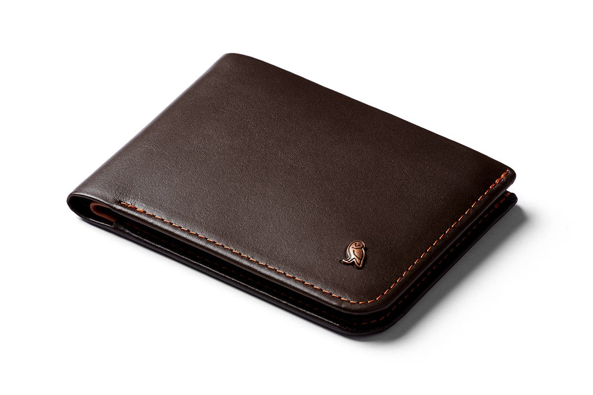 Bellroy Hide & Seek Wallet (Slim Leather Wallet, RFID Protected, Holds 5-12 Cards, Coin Pouch, Flat Note Section, Hidden Pocket) - Java