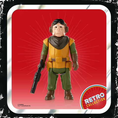 Star Wars Retro Collection Kuiil Toy 3.75-Inch-Scale The Mandalorian Collectible Action Figure with Accessories, Toys for Kids Ages 4 and Up,0.98 x 5.98 x 9.02 inches,F2022