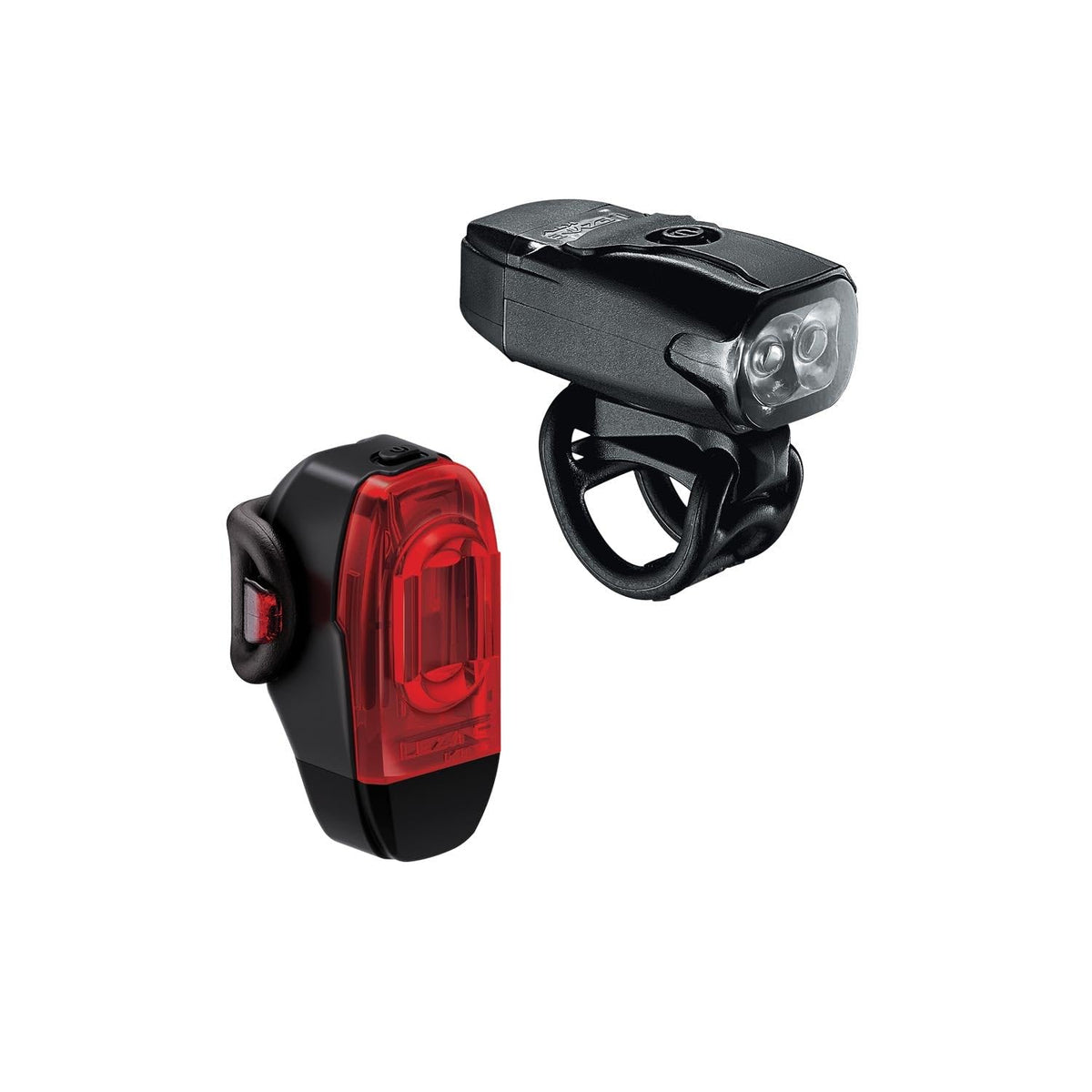 Lezyne KTV Drive and KTV Drive+ Bicycle Light Set, Front and Rear Pair, Road, Mountain, Gravel Bike, Safety