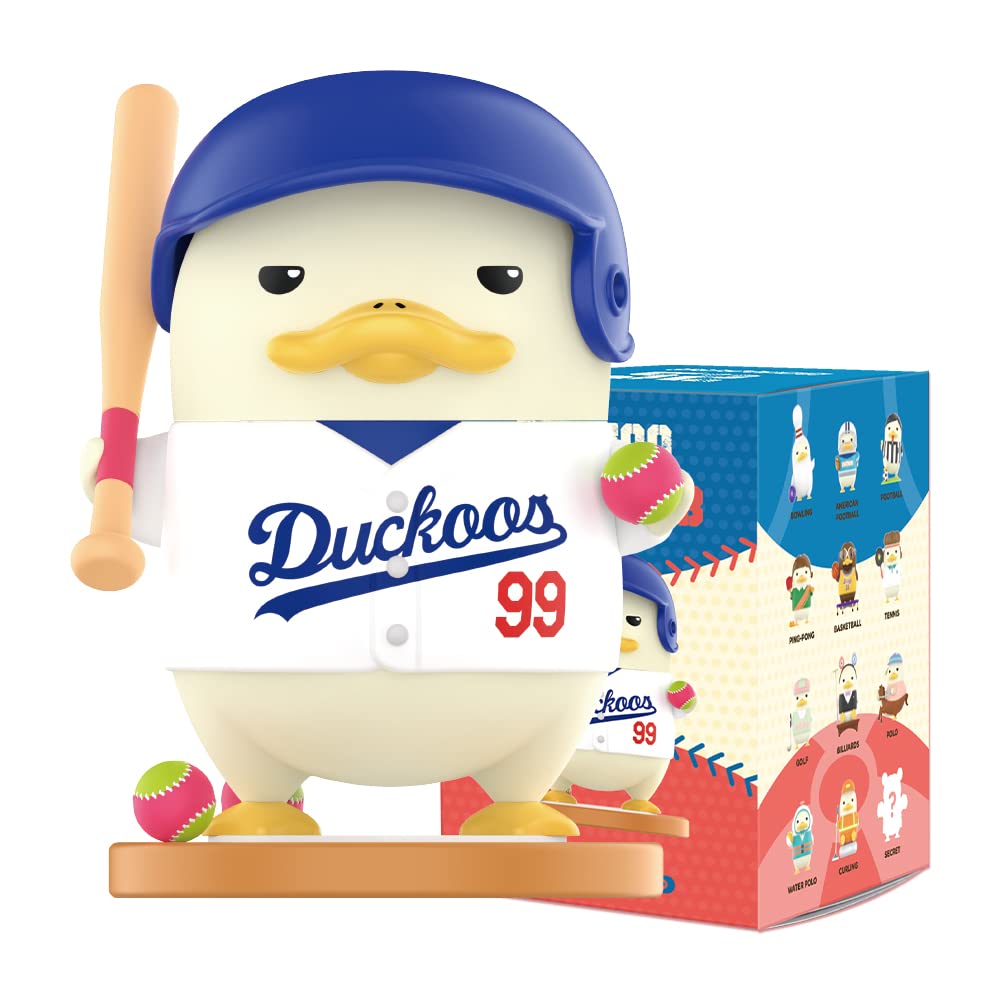 POP MART DUCKOO Ball Club Series, DUCKOO Blind Box Figures, Random Design Action Figures Collectible Toys Home Decorations, Holiday Birthday Gifts for Girls and Boys, Single Box
