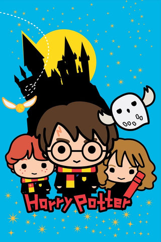Harry Potter Stars Fleece Blanket